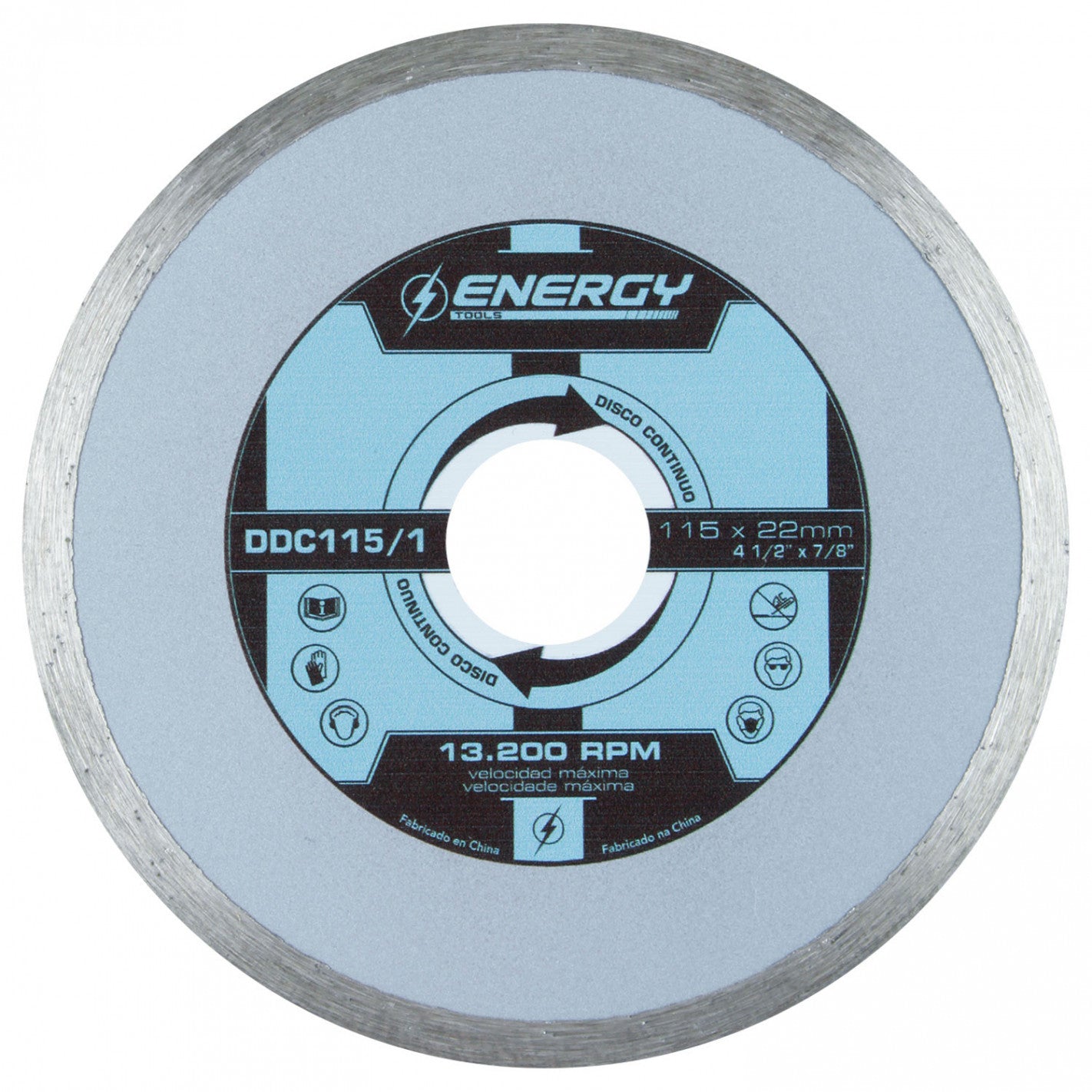 DISCO DIAMANTADO CONTINUO 4 1/2" DDC 115/1 (CONTINUO) - ENERGY