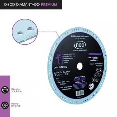 DISCO DIAMANTADO PREMIUM 9