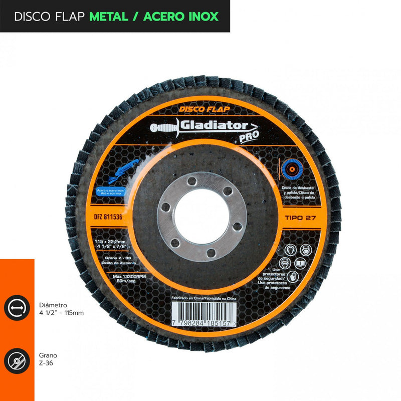 DISCO FLAP 4 1/2