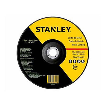 Disco de corte Stanley Multimaterial 4 -1/2 x 1mm x 22mm