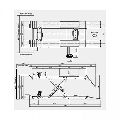 ELEVADOR TIJERA ALINEACION 4.000 kg HL-53X