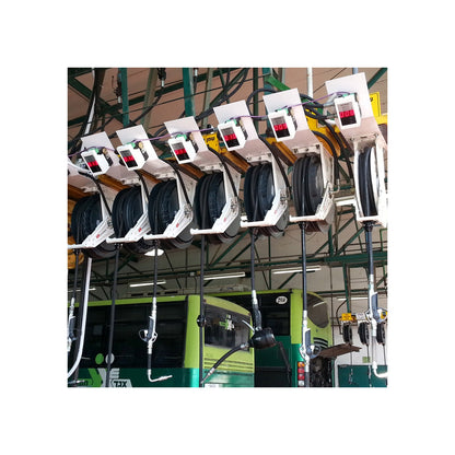 ENROLLADOR MANGUERA 1/4" Abierto 10m Grasa 506300