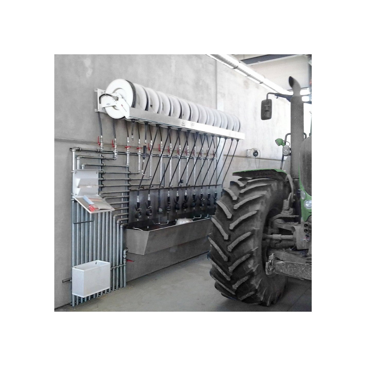 ENROLLADOR MANGUERA 1" Abierto 15m Aceite 508225