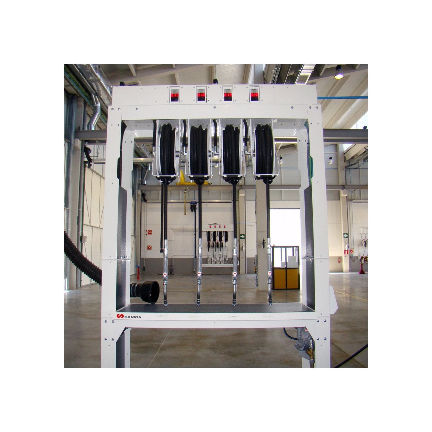 ENROLLADOR MANGUERA 3/4" Abierto 15m Aceite 505224