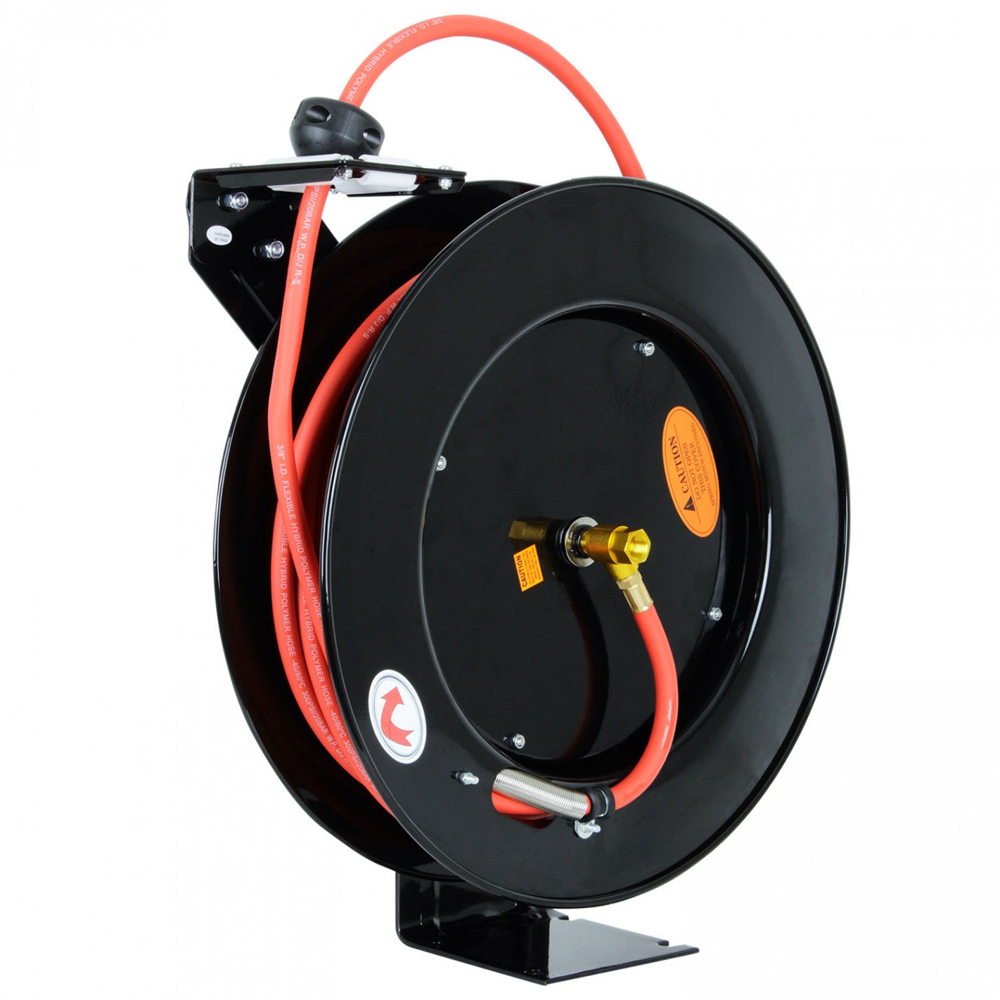ENROLLADOR MANGUERA 3/8” Abierto 20m  Aire L801153  -  AUTOMOTRIZ