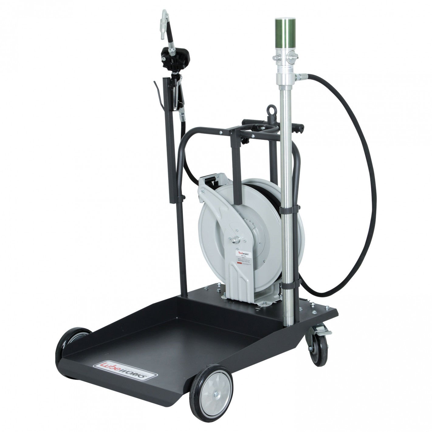 EQUIPO NEUMATICO LUBRICACION 200 L con ENROLLADOR - LUBEWORKS