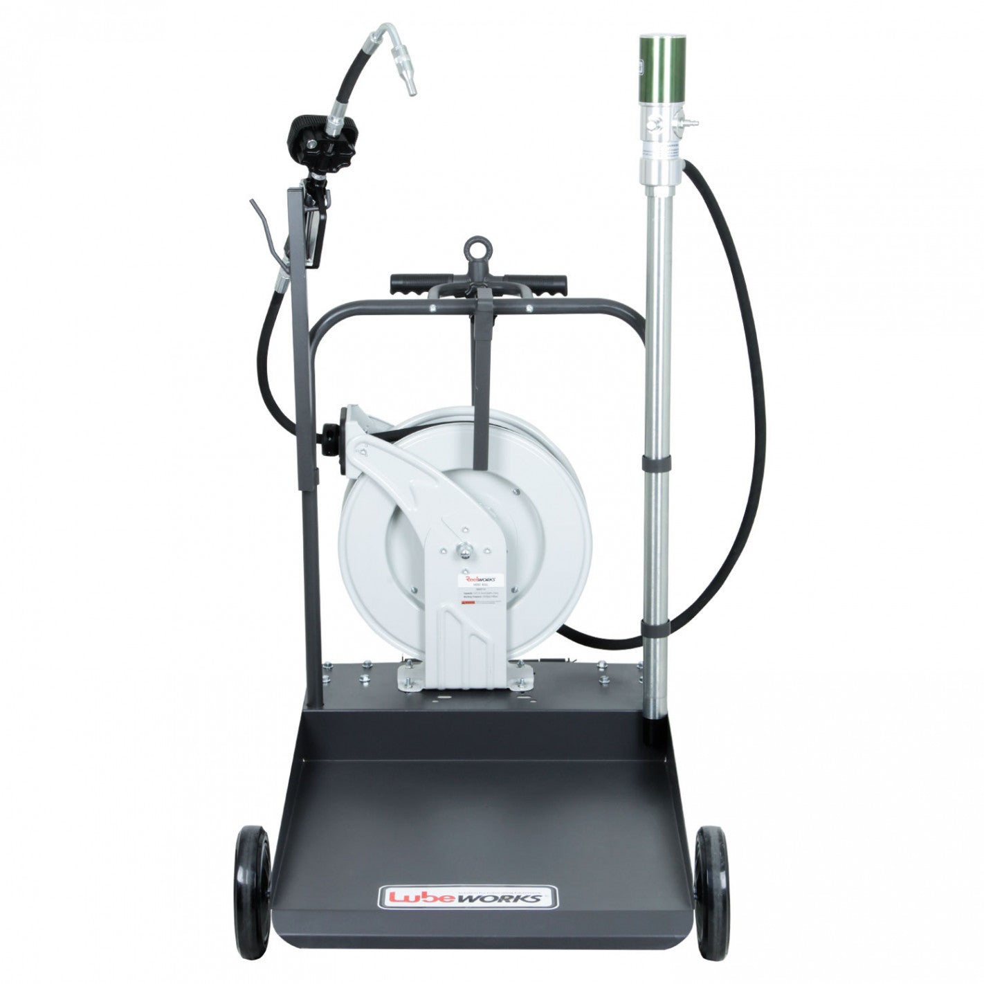 EQUIPO NEUMATICO LUBRICACION 200 L con ENROLLADOR - LUBEWORKS