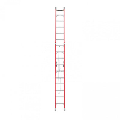 ESCALA EXTENSIBLE FIBRA DE VIDRIO CON CUERDA 9.2 M