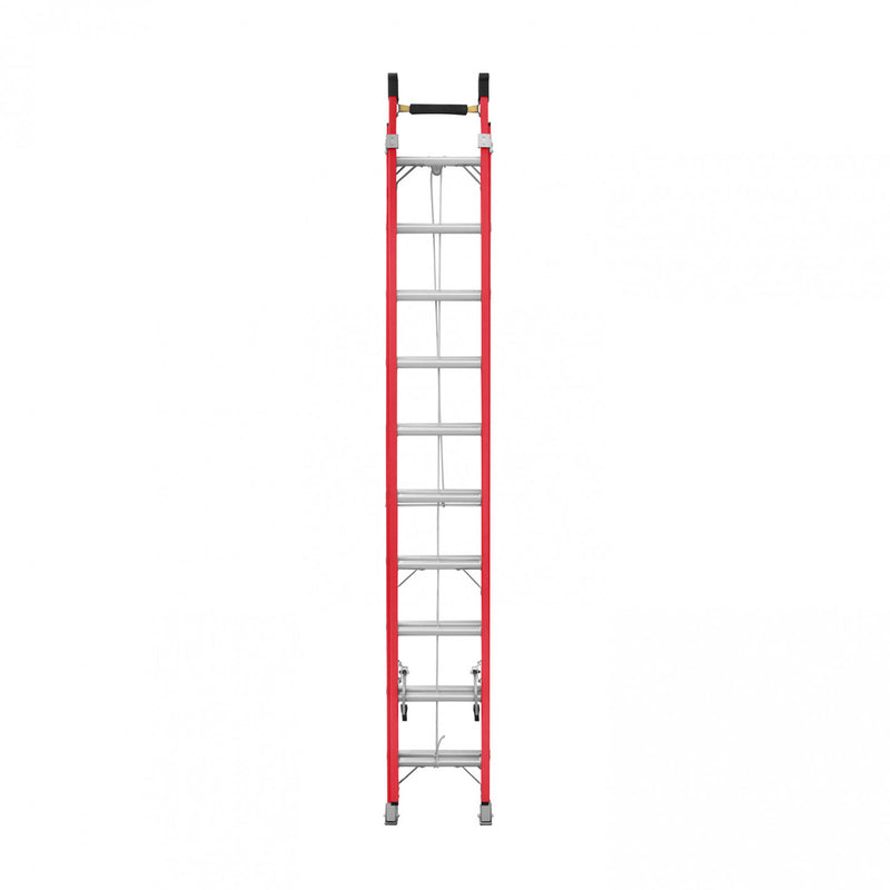 ESCALA EXTENSIBLE FIBRA DE VIDRIO CON CUERDA 9.2 M