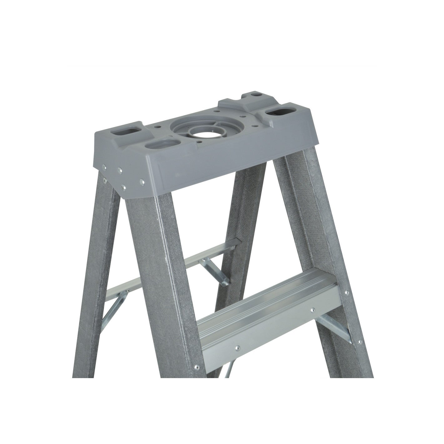 ESCALA PROFESIONAL TIJERA FIBRA VIDRIO 5 ESCALONES