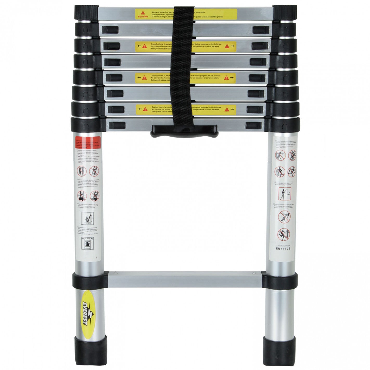 ESCALA TELESCOPICA 9 PELDANOS 2,6 MT JK-1002A (1002A) - EVEREST