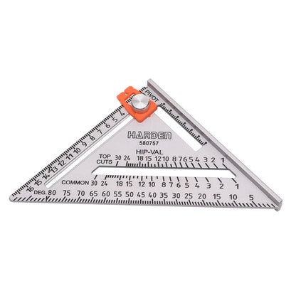 Escuadra triangular 7" de aluminio HARDEN