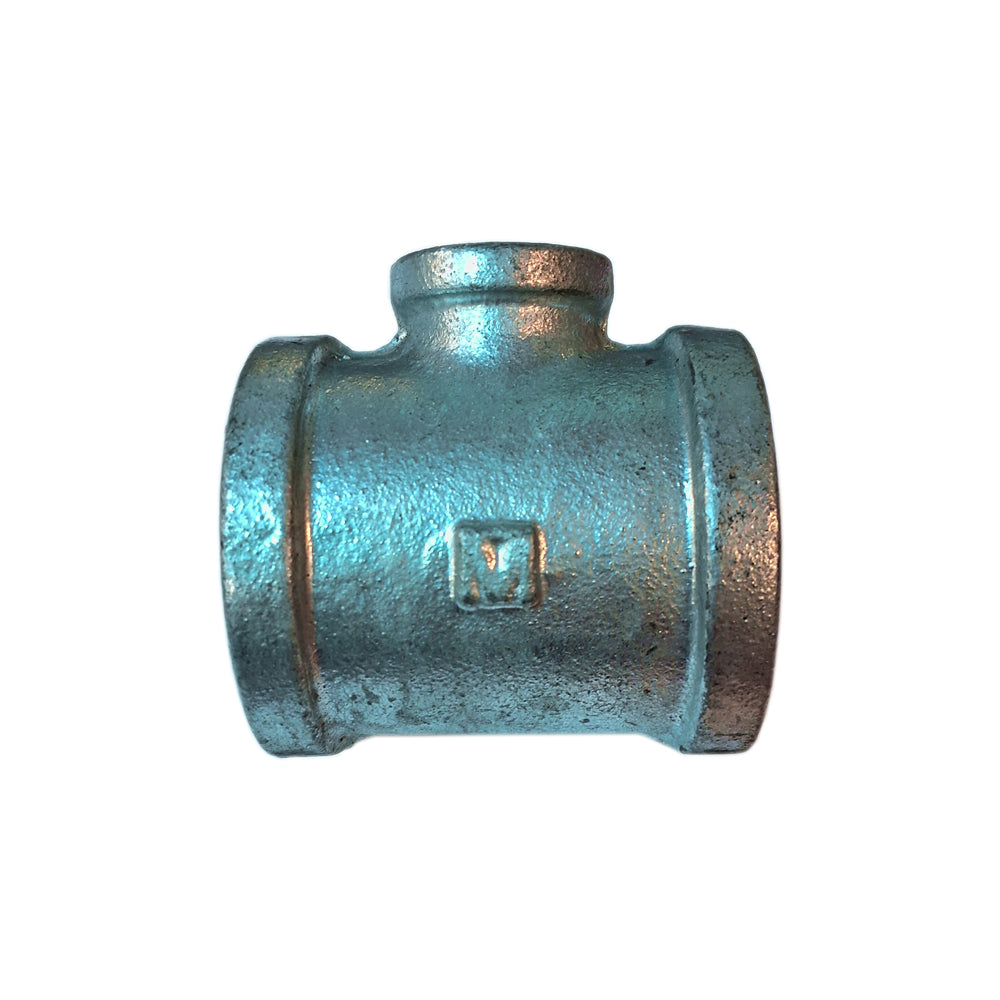 TEE GALV- RED 4" X 1.1/4" (ISO 5922 - 150 LBS) C