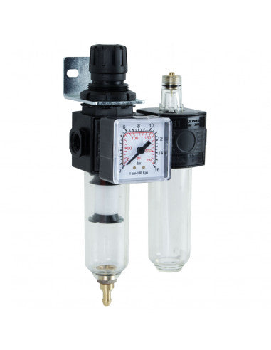 FILTRO REGULADOR LUBRICADOR 1/4" 0-10 bar AH116528 (AH116528) - ANI
