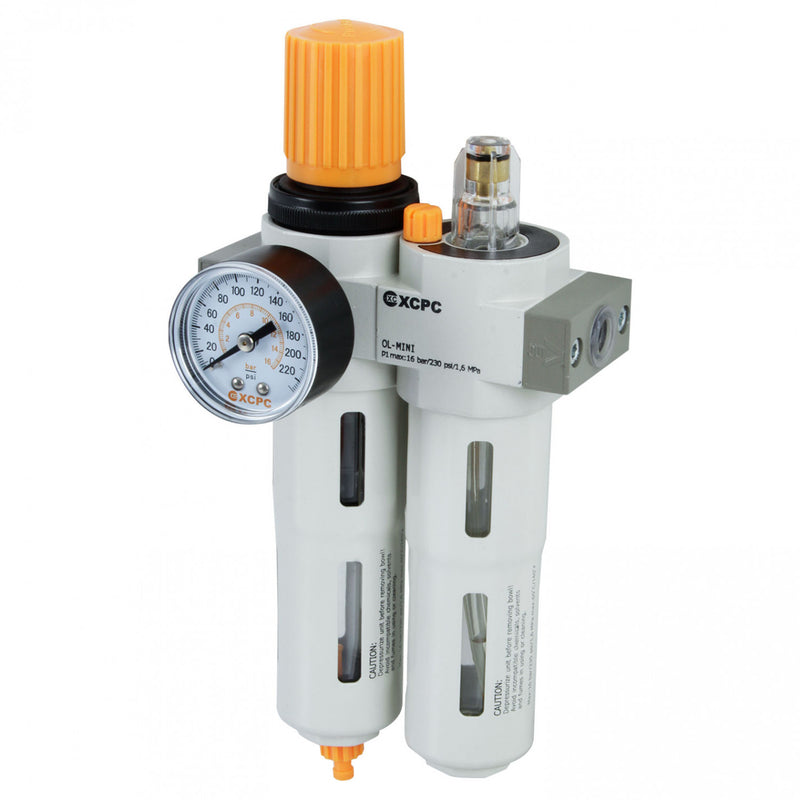 FILTRO REGULADOR LUBRICADOR DE 1/4