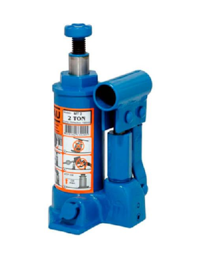 Gata hidráulica tipo botella 2 toneladas Bovenau