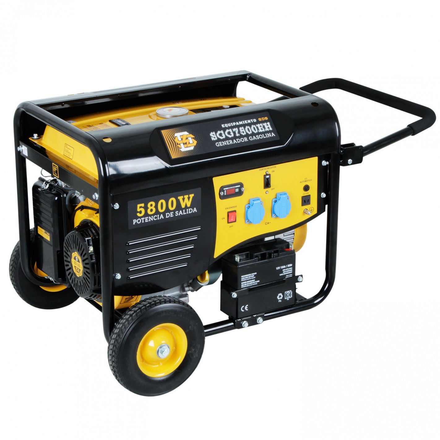 GENERADOR BENCINERO 6,3 KW SGG7500EH (SGG7500EH) - SDS POWER