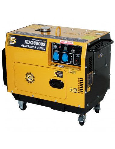 GENERADOR DIESEL 5,0 KW 220 V SDG6500S (SDG6500S) - SDS POWER