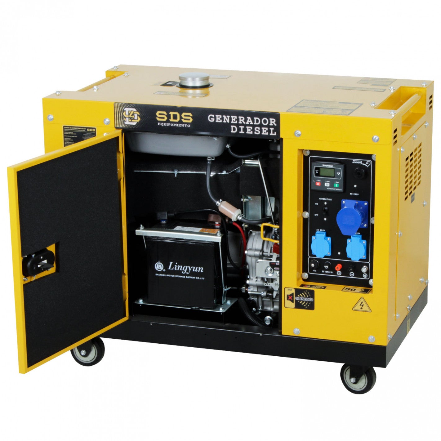 GENERADOR DIESEL 6.5 KW 220 V SDG8500S