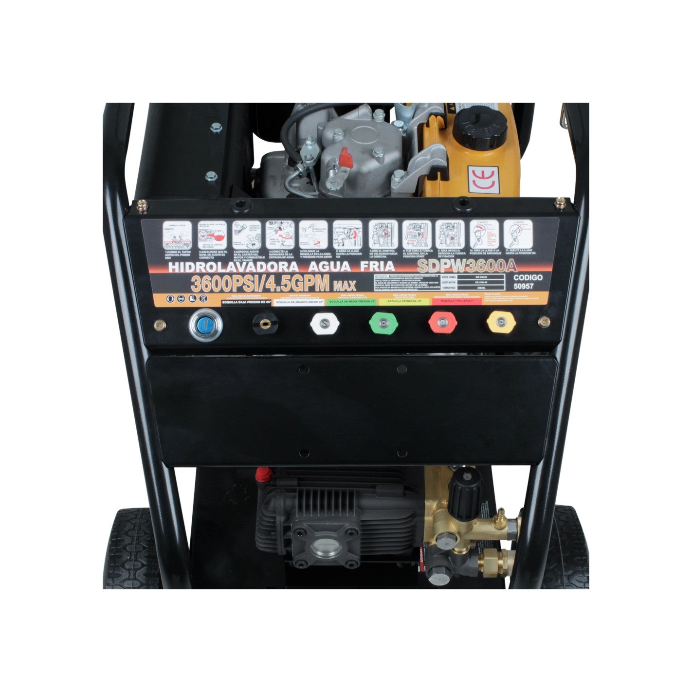 HIDROLAVADORA 248Bar DIESEL 10Hp SDPW3600A