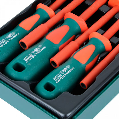 JUEGO 6 PZAS DESTORNILLADORES ELECTRICISTA 1000V VDE JONNESWAY