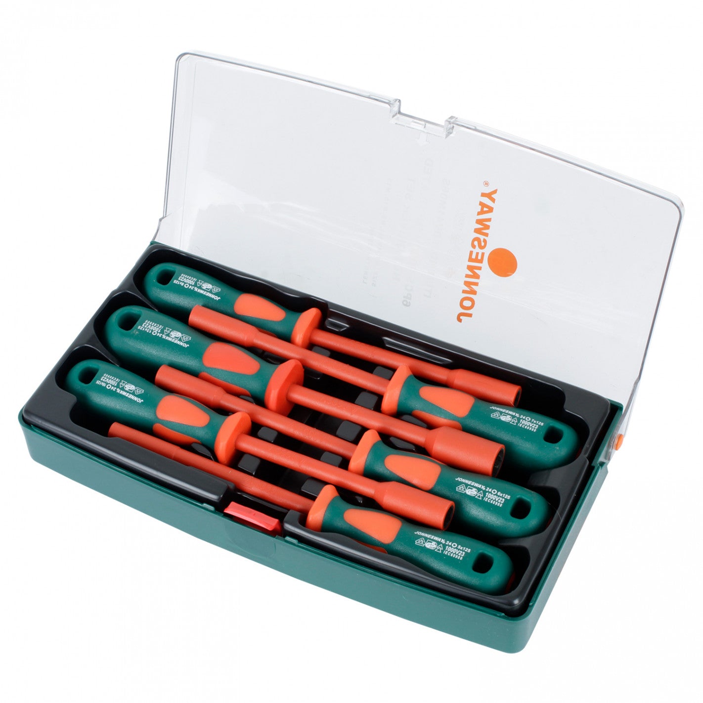 JUEGO 6 PZAS DESTORNILLADORES ELECTRICISTA 1000V VDE JONNESWAY