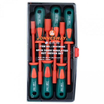 JUEGO 6 PZAS DESTORNILLADORES ELECTRICISTA 1000V VDE JONNESWAY