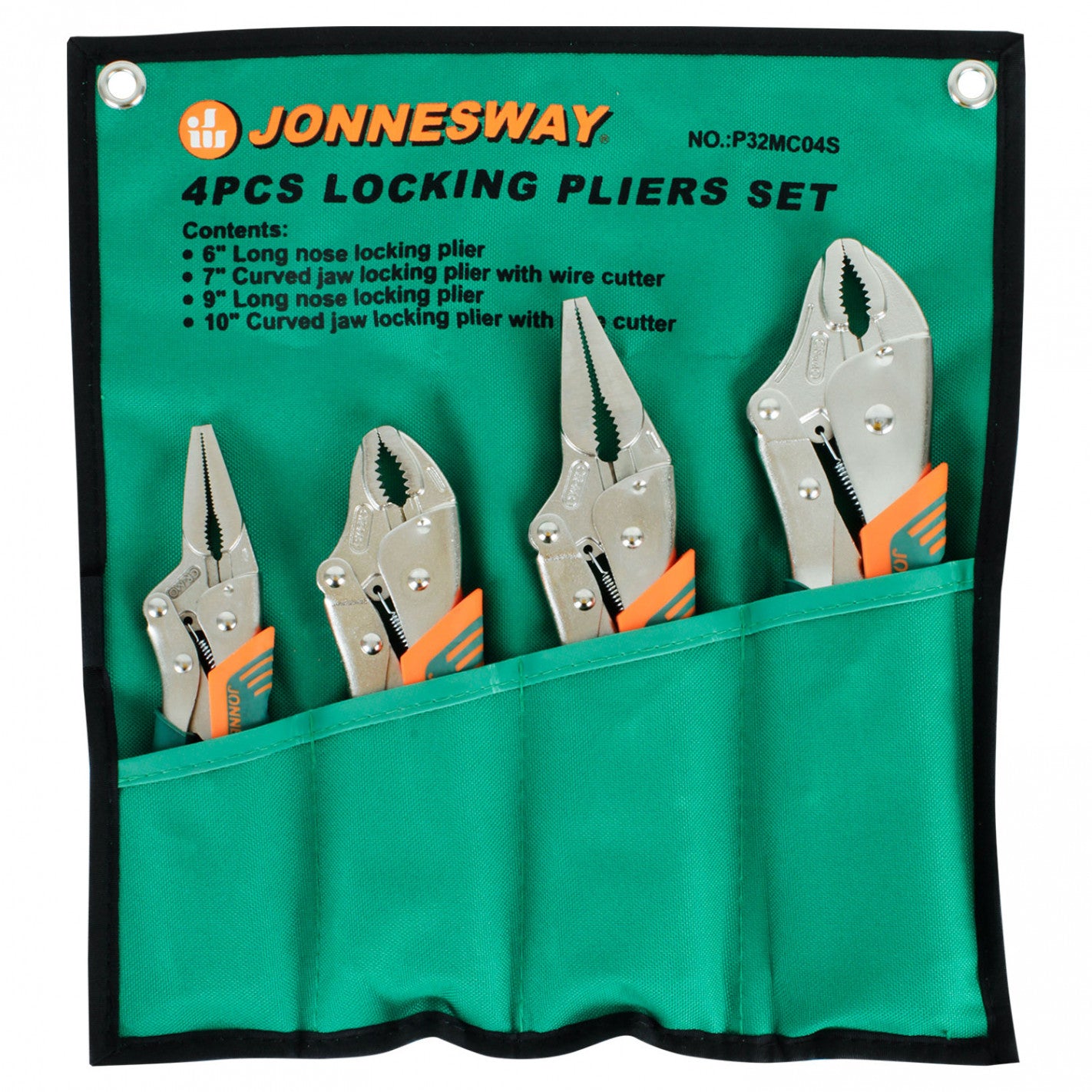 JUEGO ALICATES CAIMAN 4 Piezas P32MC04S (P32MC04S) - JONNESWAY