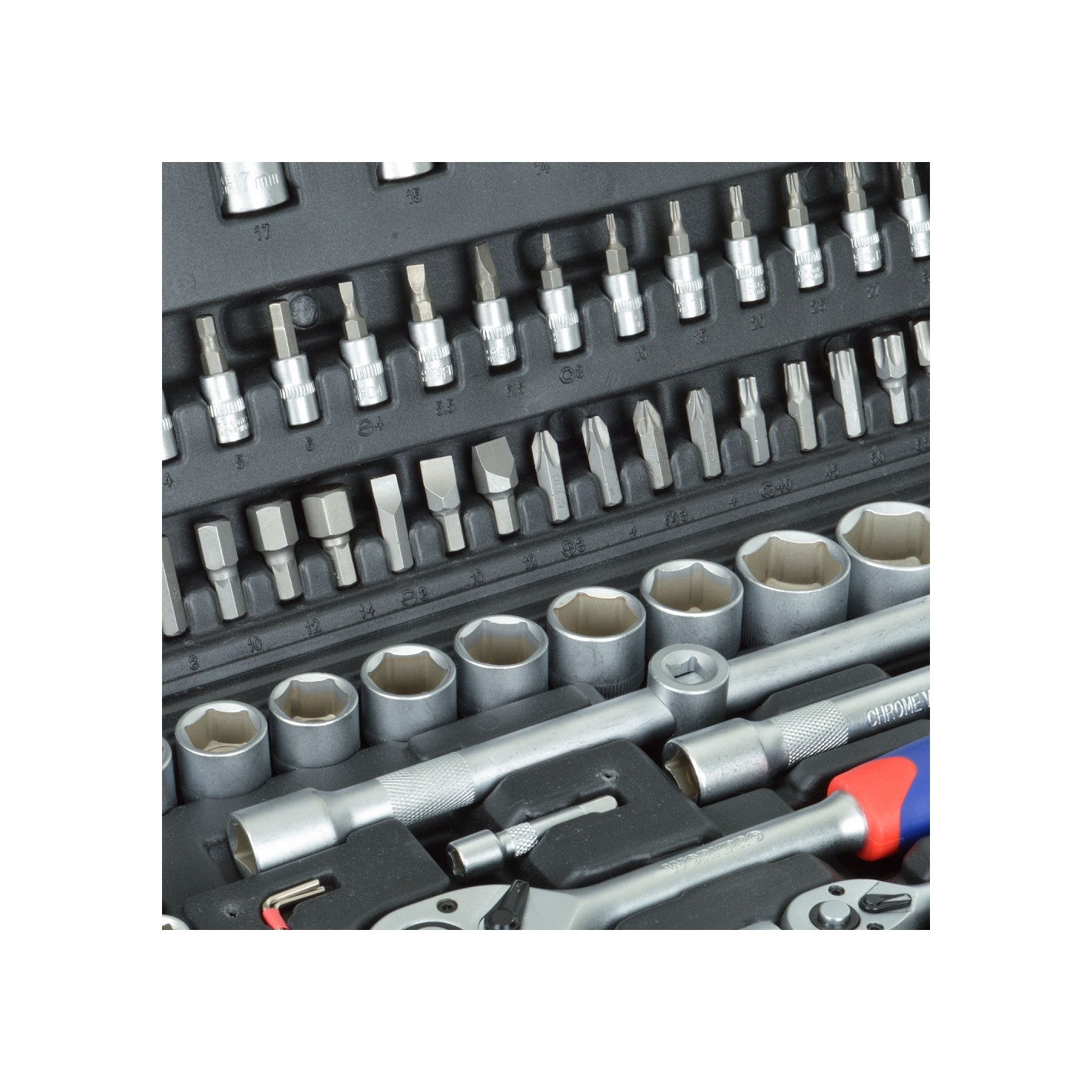 JUEGO DADOS COMBINADOS 1/4 1/2 108 PIEZAS