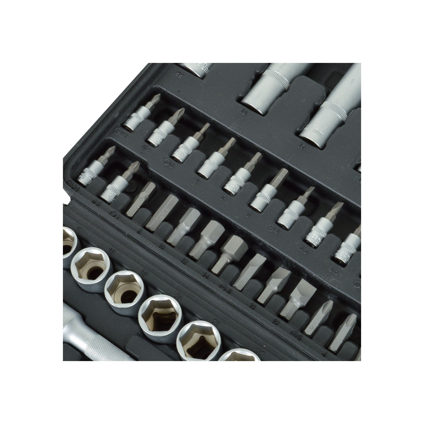 JUEGO DADOS COMBINADOS 1/4 1/2 108 PIEZAS