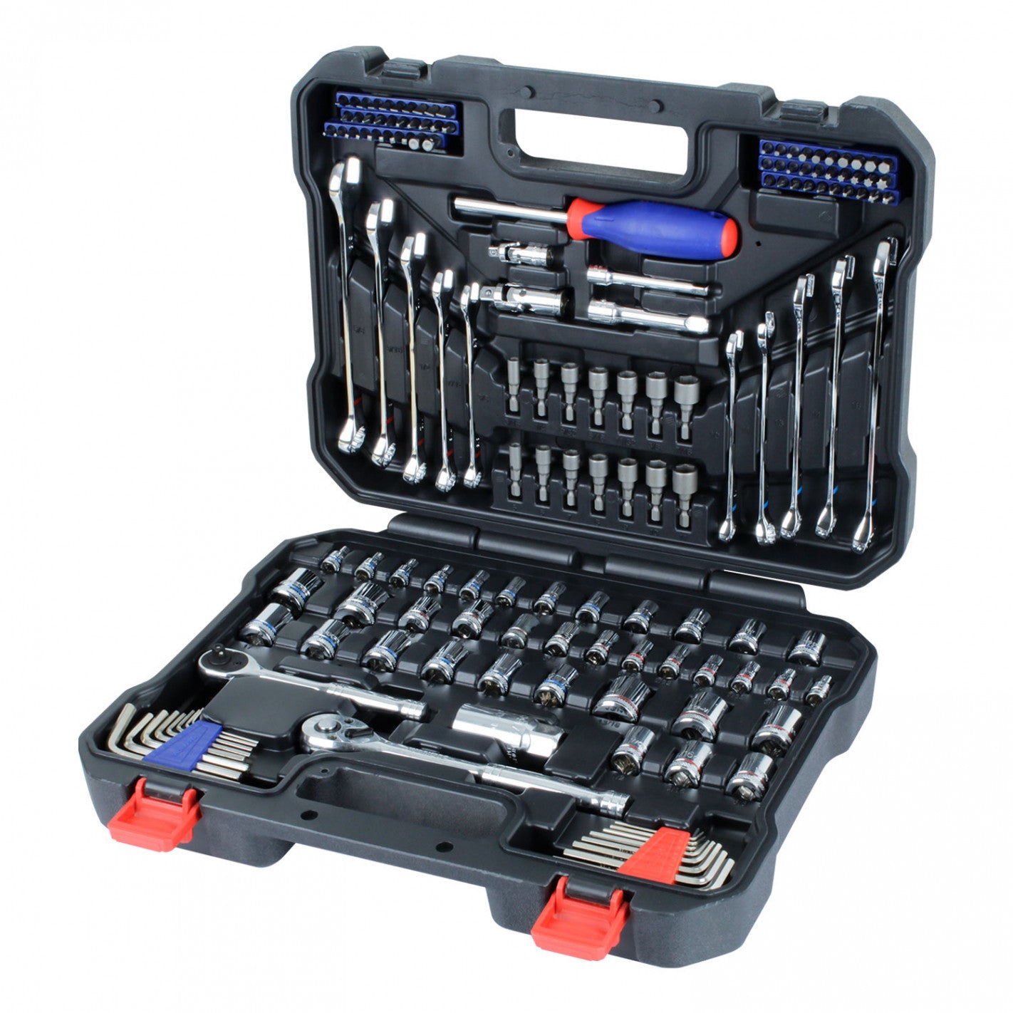 JUEGO DADOS COMBINADOS  1/4 3/8 145 PIEZAS (WDC101) - WORKPRO