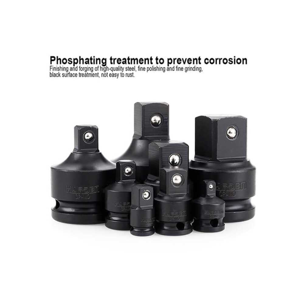 Set de adaptadores de Impacto 1/2" 8 Piezas Harden