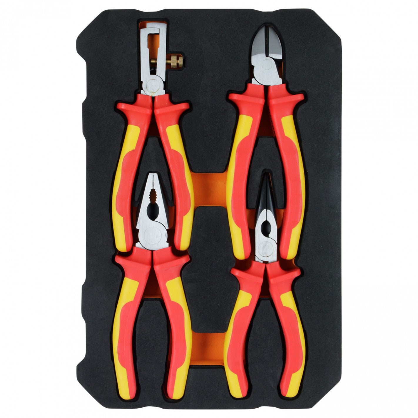 JUEGO DE ALICATES AISLADOS DE 4 PIEZAS WP204703 1000V VDE - WORKPRO