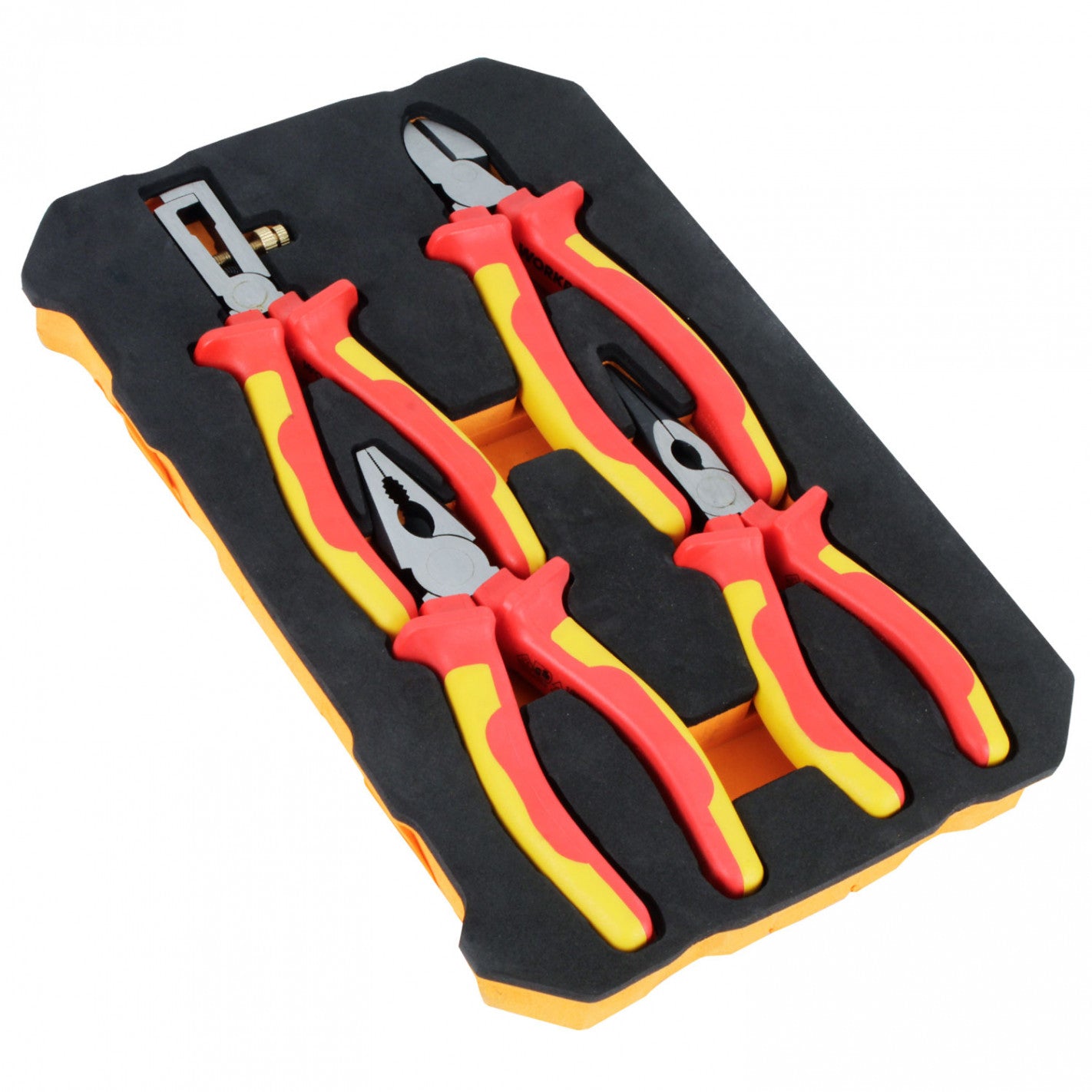 JUEGO DE ALICATES AISLADOS DE 4 PIEZAS WP204703 1000V VDE - WORKPRO