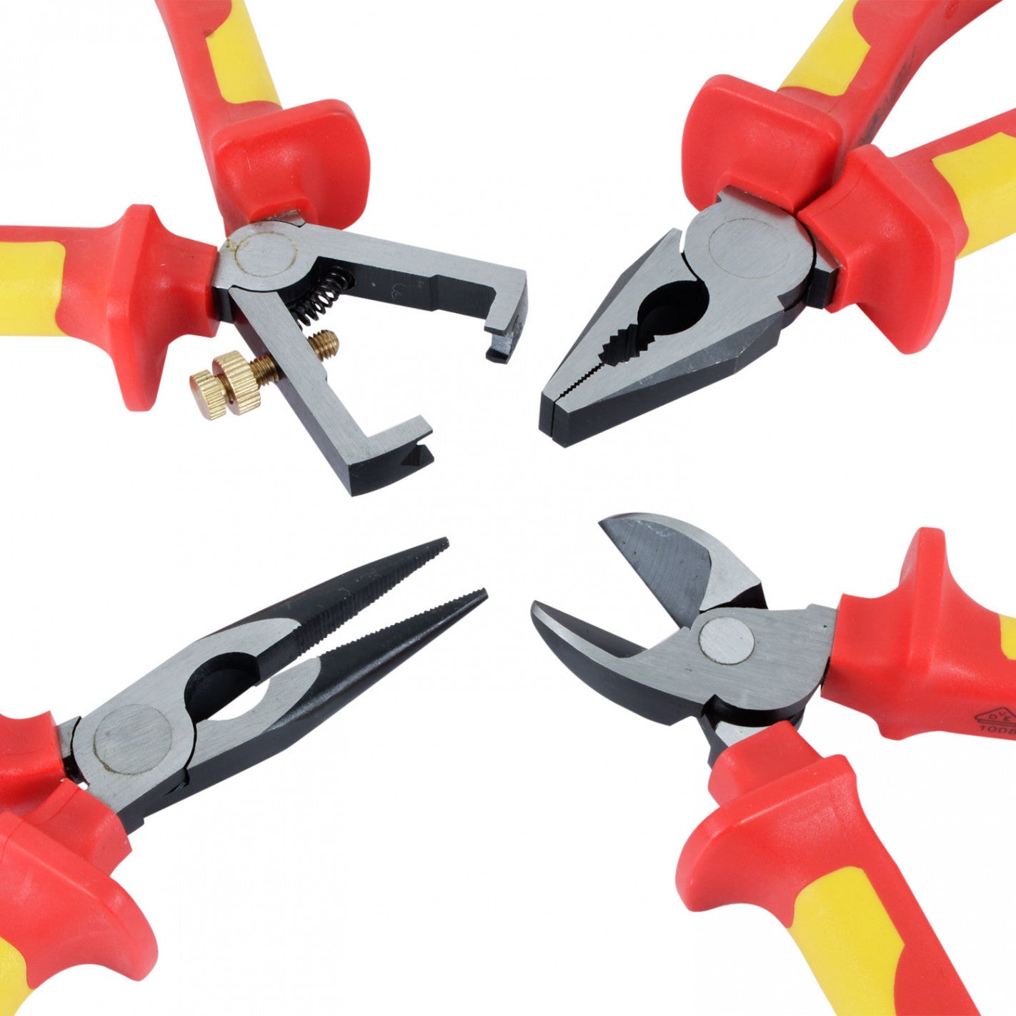 JUEGO DE ALICATES AISLADOS DE 4 PIEZAS WP204703 1000V VDE - WORKPRO