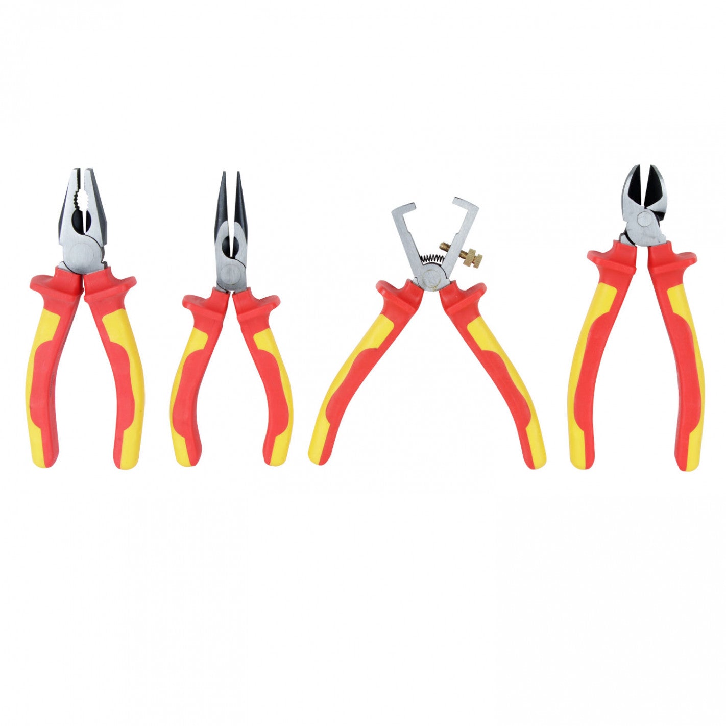 JUEGO DE ALICATES AISLADOS DE 4 PIEZAS WP204703 1000V VDE - WORKPRO