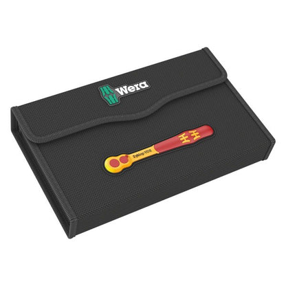 Set chicharra métrica 3/8" aislada VDE Zyklop 17 Piezas Wera