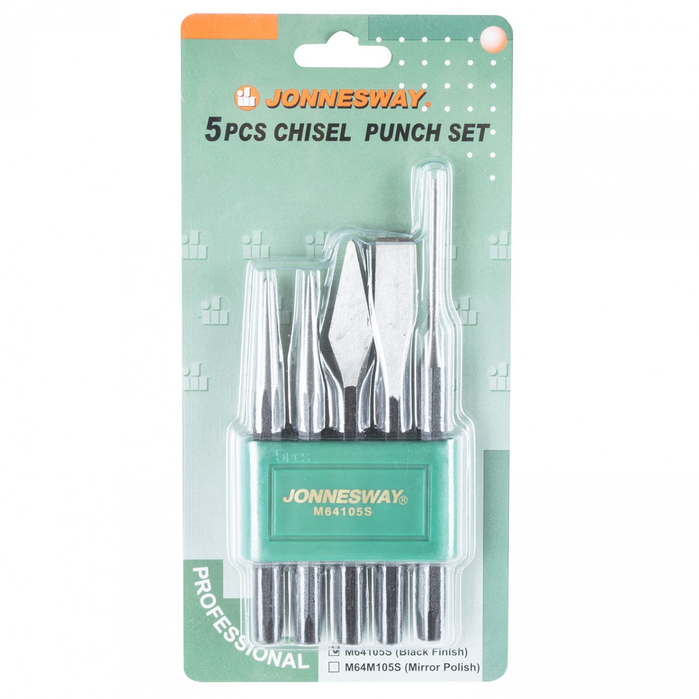 JUEGO de CINCELES de 5 PIEZAS M64105S (M64105S) - JONNESWAY