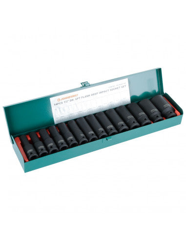 JUEGO de DADOS  1/2" 14 piezas LS03AD4114S (LS03AD4114S) - JONNESWAY