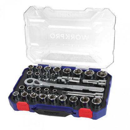 JUEGO DE DADOS 1/2" 30 PIEZAS W003071WE