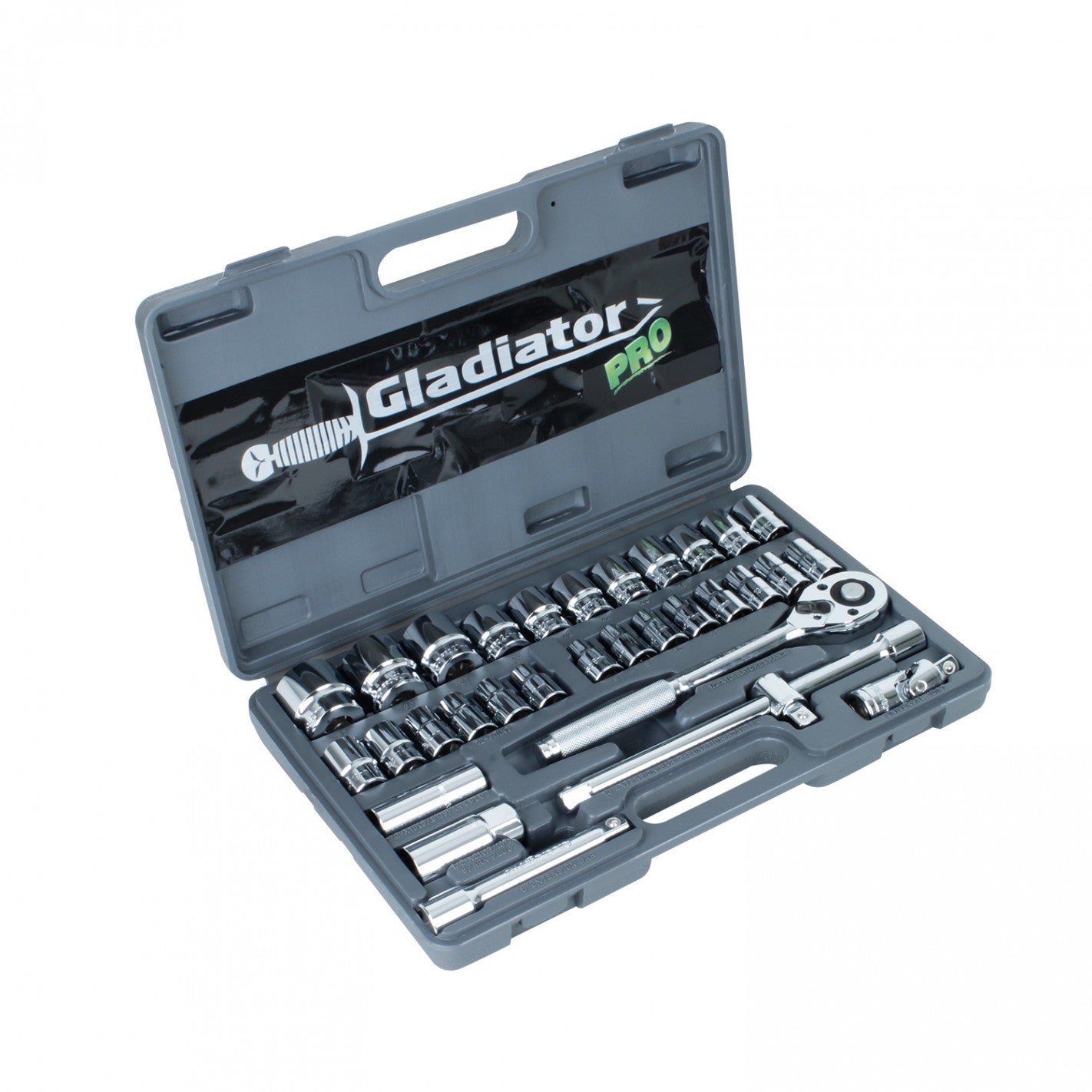 JUEGO de DADOS 1/2" 32 PCS JT 832 (832) - GLADIATOR