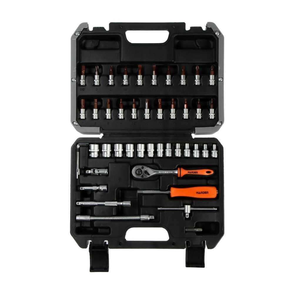Set de Dados 1/4" 46 Piezas Harden