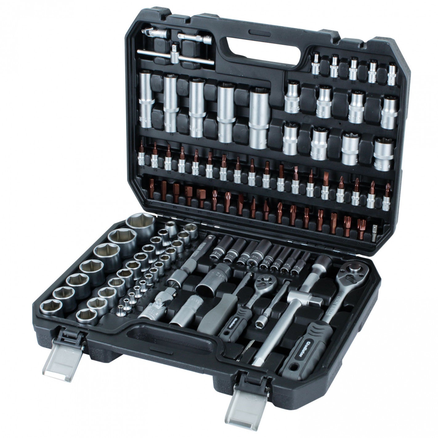 JUEGO de DADOS 1/4" y 1/2" 110 PCS JT 10110 (10110) - GLADIATOR