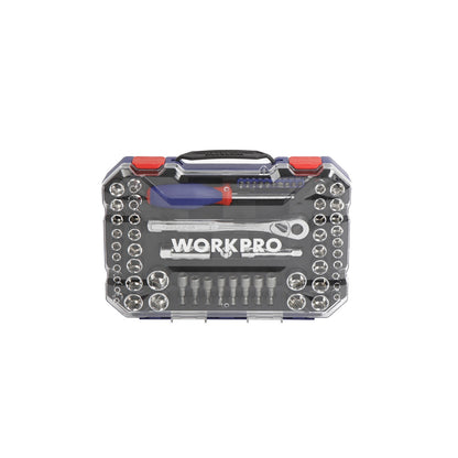 JUEGO DE DADOS 1/4" Y 3/8" DE 63 PIEZAS W003070WE