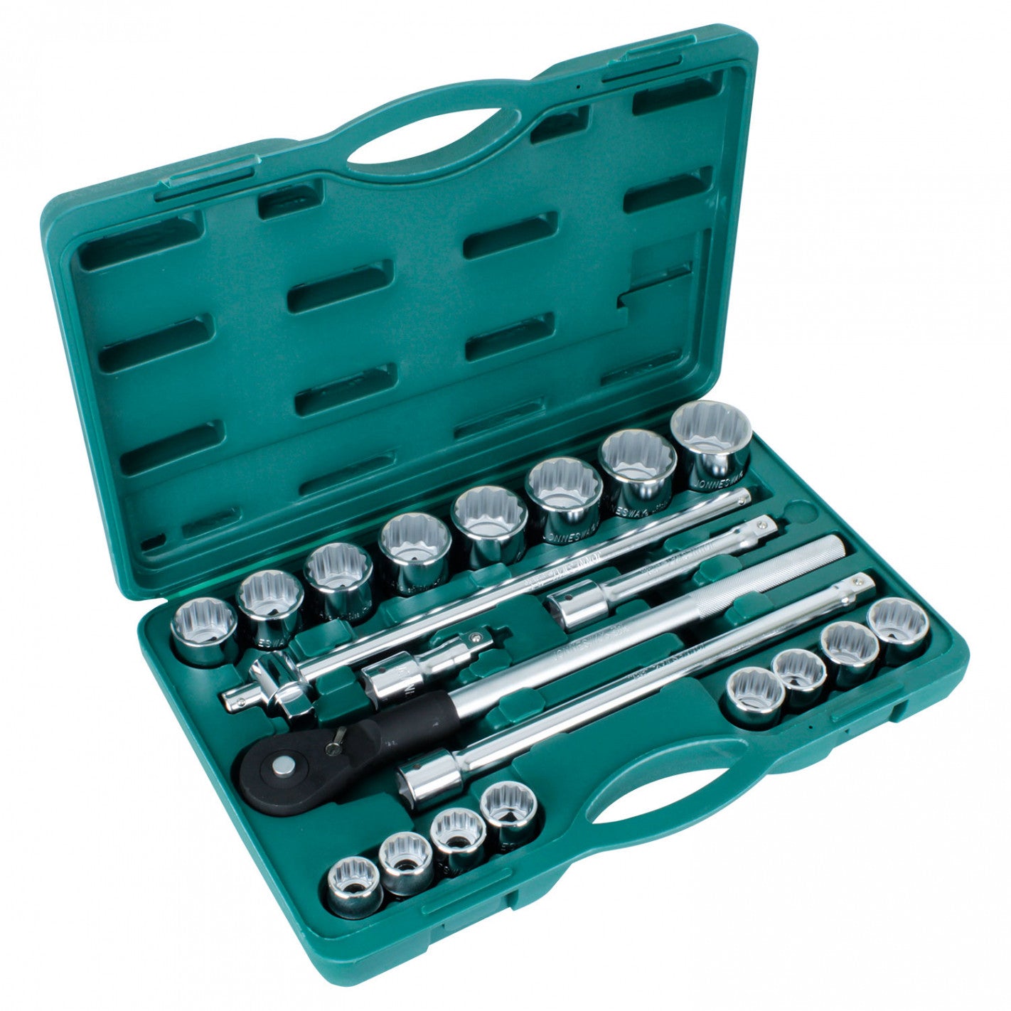 JUEGO de DADOS 3/4" 21 piezas S04H6622S (S04H6622S) - JONNESWAY