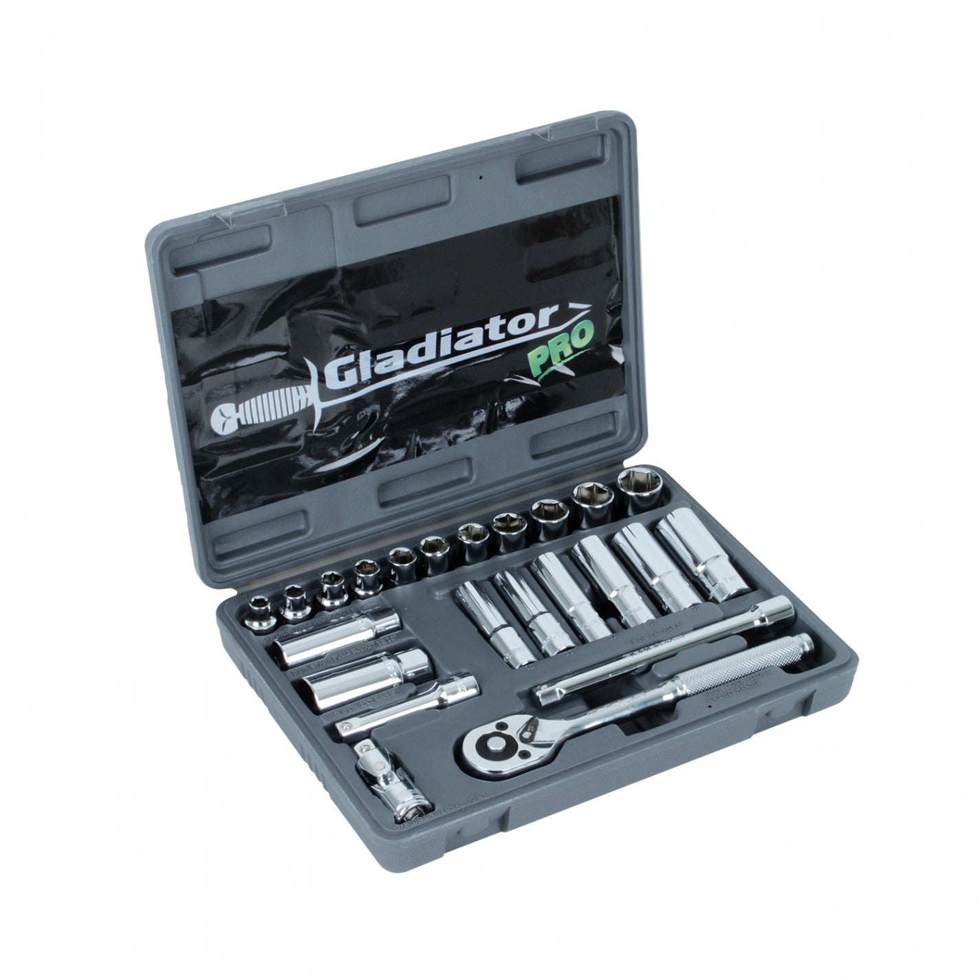JUEGO de DADOS 3/8" 23 PCS JT 823 (823) - GLADIATOR