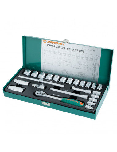 JUEGO de DADOS 3/8" 25 piezas S04H3125S (S04H3125S) - JONNESWAY