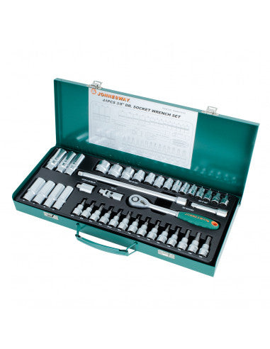 JUEGO de DADOS 3/8" 41 piezas S04H3141S (S04H3141S) - JONNESWAY