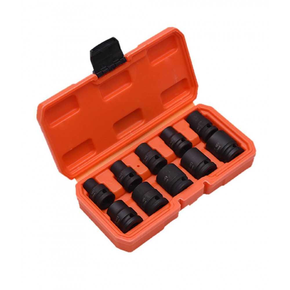Set de Dados de Impacto 1/2" cortos 10 Piezas Harden