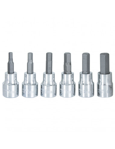 JUEGO de DADOS HEXAGONALES 3/8" 6 piezas S50H3106S (S50H3106S) - JONNESWAY